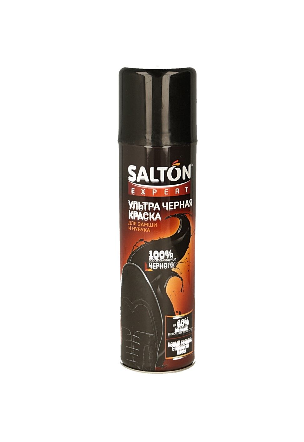 картинка Ультра черная краска для замши и нубука Salton, 250мл от магазина Pratik