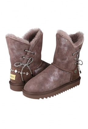 Угги кожаные A-Shoes ASKLL-510brown- фото 1 - интернет-магазин обуви Pratik